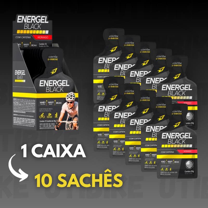 20 Sachês Energel Black + Brinde + Frete grátis por apenas: