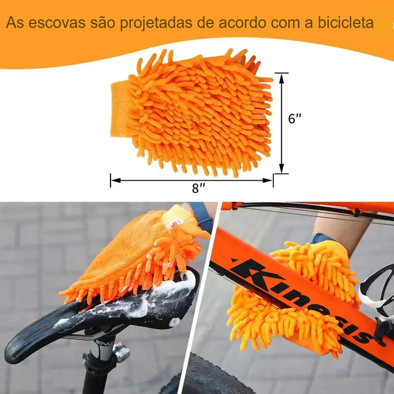 Kit Limpeza Bike Clean Scrubber - Uti Easy™️