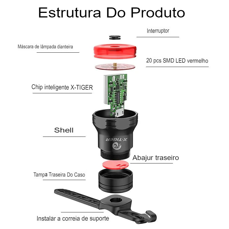 Lanterna Inteligente IPX6 Led - Uti Easy™️