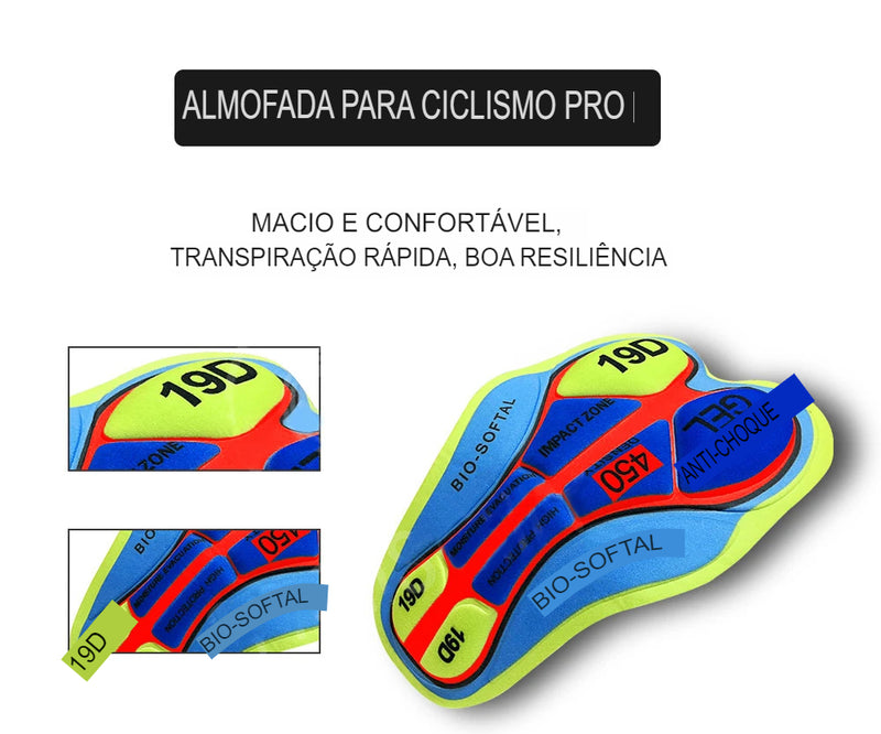 Short 19D Gel Pad Bike Anti-UV - Uti Easy™️