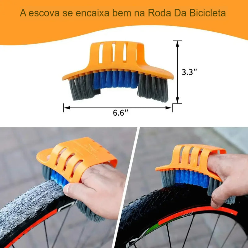 Kit Limpeza Bike Clean Scrubber - Uti Easy™️