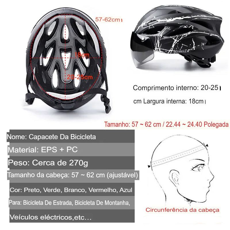 Capacete Newboler Cycling Vision - Uti Easy™️