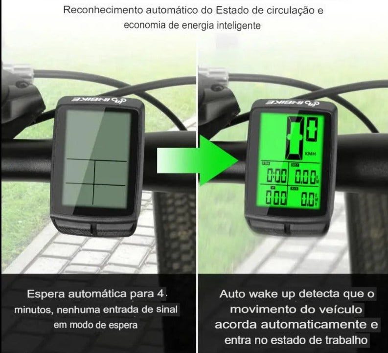 Velocímetro Computer Wireless Sem fio - Uti Easy™️