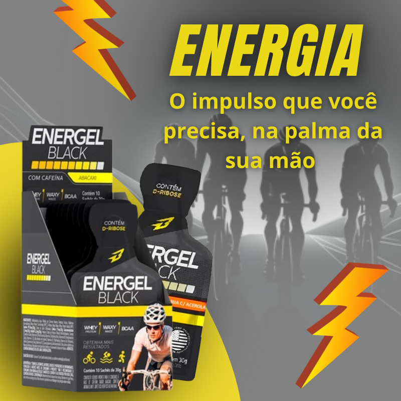 20 Sachês Energel Black + Brinde + Frete grátis por apenas: